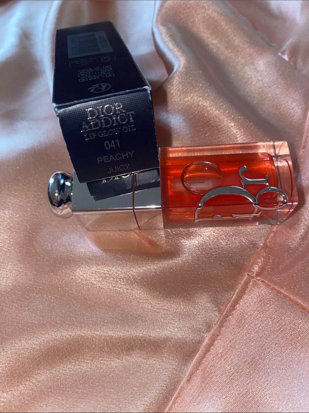 Dior Addict lip glow oil  Juicy Lip Glow Oil — Peach & Silver Mint New - Picture 4 of 12